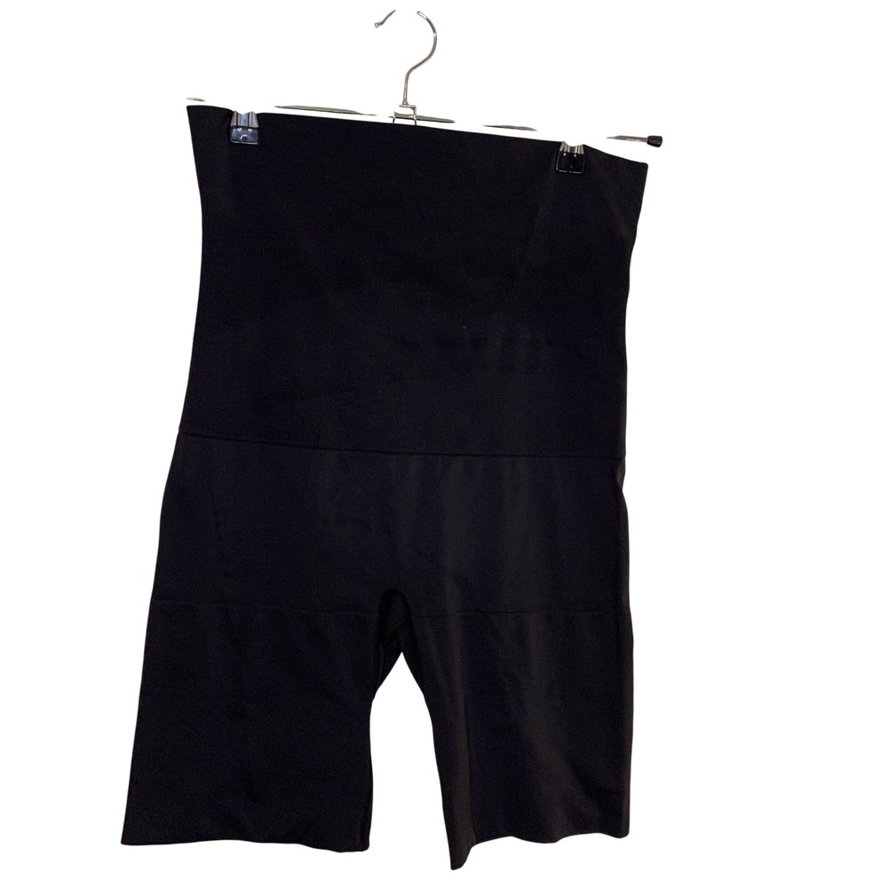 Maidenform Womens High Waist Shapewear Shorts Black 2XL Firm Control Slimmer